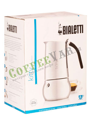 Гейзер Bialetti Kitty Nera Elegance 6 порции 360 мл