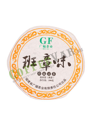 Чай Пуэр плитка Гуанчжоу 100г (шу)