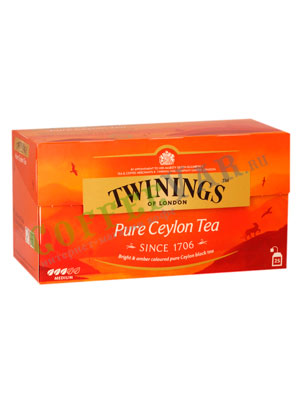 Чай Twinings Цейлон (25 пакетиков)