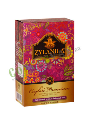 Чай Zylanica Ceylon Premium Super Pekoe черный 100 гр