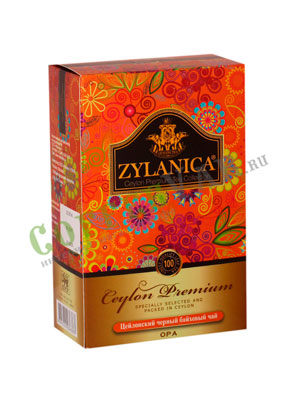 Чай Zylanica Ceylon Premium ОРА черный 100 гр