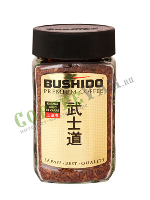 Кофе Bushido растворимый 24 Karat Gold 100 гр (ст.б.)