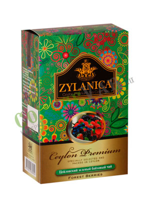 Чай Zylanica Ceylon Premium зеленый  Лесные ягоды 100 гр