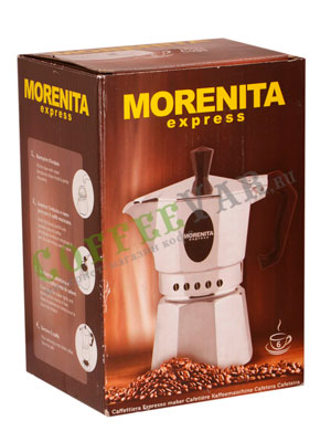 Гейзерная кофеварка Bialetti Morenita на 6 порции 240 мл