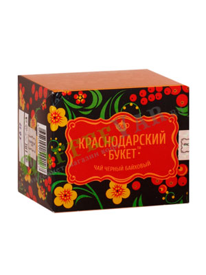 Чай Краснодарский букет Черный байховый крупнолистовой 50 гр