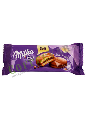 Бисквитное печенье Milka Choc chok 150 гр