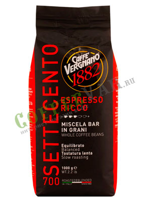 Кофе Vergnano в зернах Espresso Ricco 700 1кг