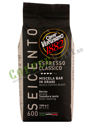 Кофе Vergnano в зернах Espresso Classico 600 1кг