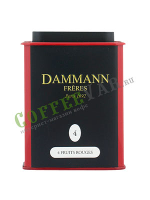 Чай Dammann 4 красных фрукта 100 гр