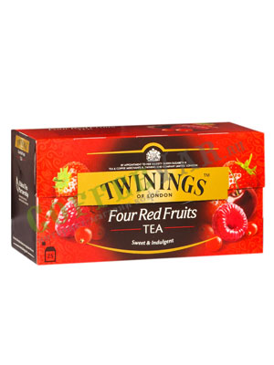 Чай Twinings 4 красные ягоды (25 пакетиков)