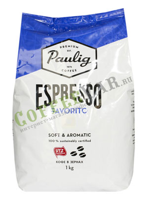 Кофе Paulig в зёрнах Espresso Favorito 1кг