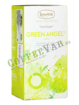 Чай Ronnefeldt Green Angel BIO/Зеленый чай со вкусом груши и персика