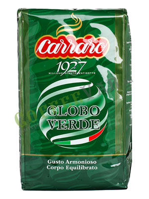 Кофе Carraro в зернах Globo Verde 1кг