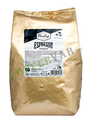 Кофе Paulig в зернах Espresso Fosco 1 кг