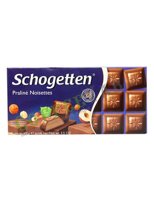 Шоколад Schogetten Praline Noisettes 100 гр