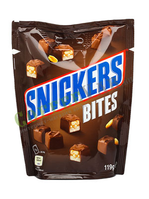 Конфеты Snickers Bites 119 гр