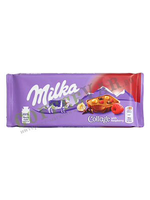 Шоколад Milka Collage Raspberry 93 гр