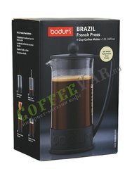 Френч-пресс Bodum Brazil белый 1л  (10938-913)