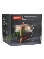 Чайник заварочный с фильтром Bodum Chambord медный 1,3 л (11656-18)