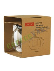 Чайник заварочный с прессом и пробковой крышкой Bodum Assam 500 мл  (1807-109S)
