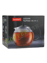 Чайник заварочный с прессом Bodum Assam белый 1л (1844-913)