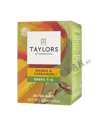 Чай Taylors Манго и кардамон зеленый в пакетиках 20 шт