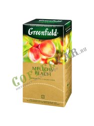 Чай Greenfield Mellow Peach (Мэллоу Пич) зеленый в пакетиках 25 шт х 1.8 г