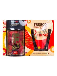 Кофе Fresco Platti растворимый с кружкой, подарочный набор, 95 г