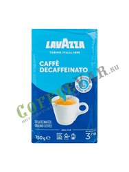 Кофе Lavazza молотый Decaffeinato 250 гр в.у.