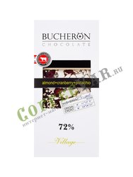 Шоколад Bucheron горький 100 гр (миндаль, клюква, фисташки)