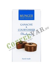 Шоколад D.Munger Ганаш с коньяком и черникой 50 г