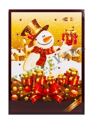 Шоколадный рождественский календарь Chocoland Новогодняя ёлка Мишка, молочный шоколад 50 г 50 гр