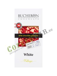 Bucheron Белый шоколад с кусочками малины, 100 г