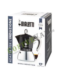 Гейзерная кофеварка Bialetti Moka Induction черная 6 порций (4936)