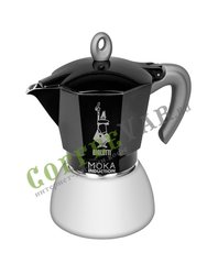 Гейзерная кофеварка Bialetti Moka Induction черная 6 порций (4936)