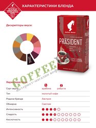 Кофе Julius Meinl молотый President 500 гр