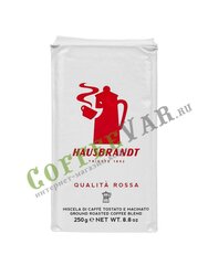 Кофе Hausbrandt молотый Rosso 250 г в.у.