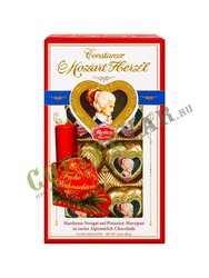 Reber Costanze Mozart Heart Шоколадные сердечки в новогодней упаковке 80 г