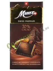 Munz Горький шоколад 70% какао 100 г