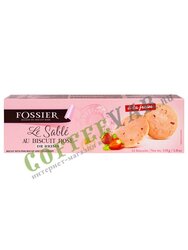 Fossier Печенье бисквит с клубникой 110 гр