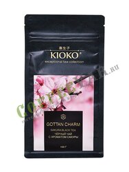 Чай Kioko Gottan Charm черный с японской сакурой листовой 100 г 