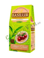 Чай Basilur Волшебные фрукты Клюква (зеленый) 100 г 