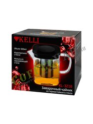 Чайник Kelli KL-3218 стеклянный  0,6 л.