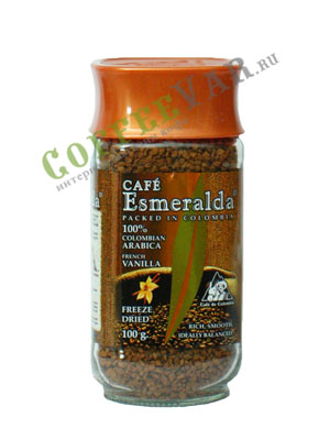 Кофе Cafe Esmeralda растворимый Французская Ваниль 100гр