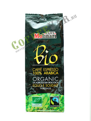 Кофе Molinari молотый Bio Organic 250 гр