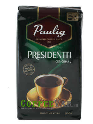 Кофе Paulig молотый Presidentti Original 500гр