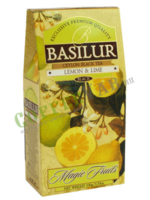 Чай Basilur Волшебные фрукты Лимон и Лайм 100 гр