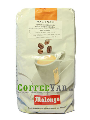 Кофе Malongo в зернах Ethiopia Sidamo