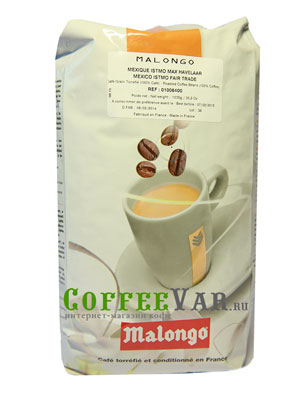 Кофе Malongo в зернах Mexico 1кг