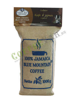 Кофе Jamaica Blue Mountain в зернах средней обжарки 1кг